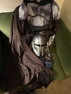 The Mandalorian Costume Set with Mask-Kids 8-10